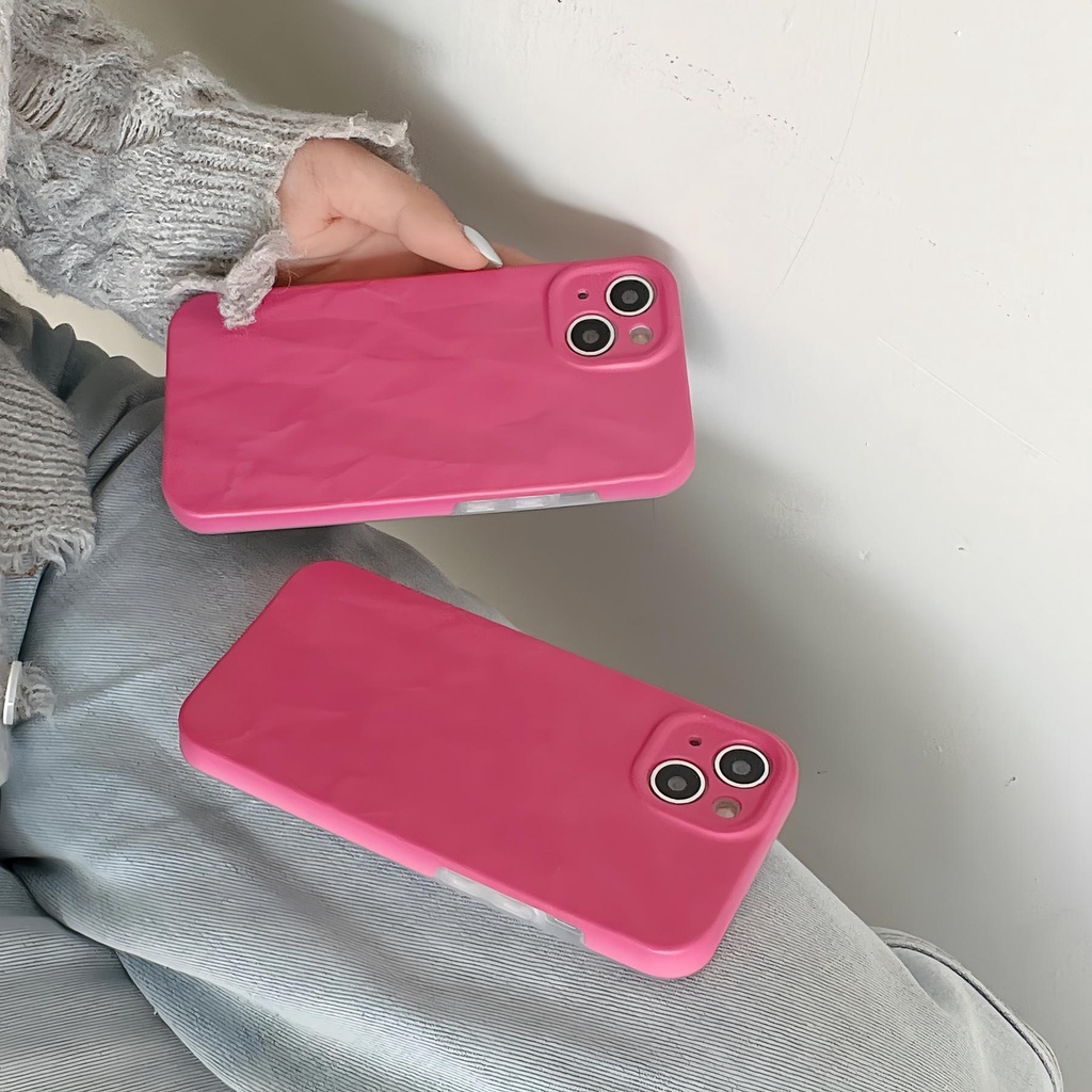 Ốp Điện Thoại Nhựa PC Cứng Chống Sốc Màu Bưởi Đơn Giản Cho iPhone 14 13 12 11 PRO MAX