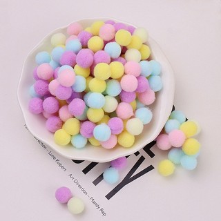 Set 20 Quả pompom Mềm 30mm Làm Đồ Chơi Cho Bé