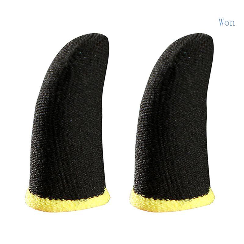 1 Cặp Găng Tay Chống Trượt Bằng Sợi Carbon Thoáng Khí Cho Điện Thoại Android iOS Tablet