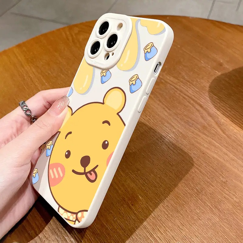 Ốp Điện Thoại TPU Silicon Hình Gấu Cho IPhone 14 13 Pro Max 11 12 Pro Max XS X XR SE 2020 6S 8 7 Plus