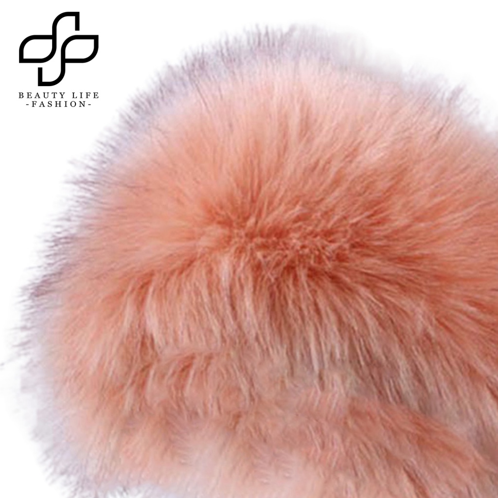 Băng Đô Cotton Giả Lông Thú Mềm Mại Thoải Mái Thời Trang Cho Nữ