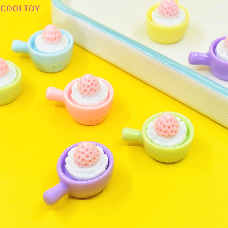 Cooltoy Set 5 Mô Hình Bánh Ngọt / Món Tráng Miệng Mini Dễ Thương Trang Trí Nhà Búp Bê DIY