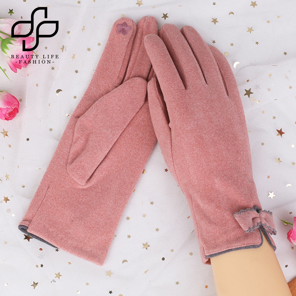 Găng Tay Lái Xe Giữ Ấm Toàn Diện Chống Thấm Nước Có Thể Chạm Màn Hình Cảm