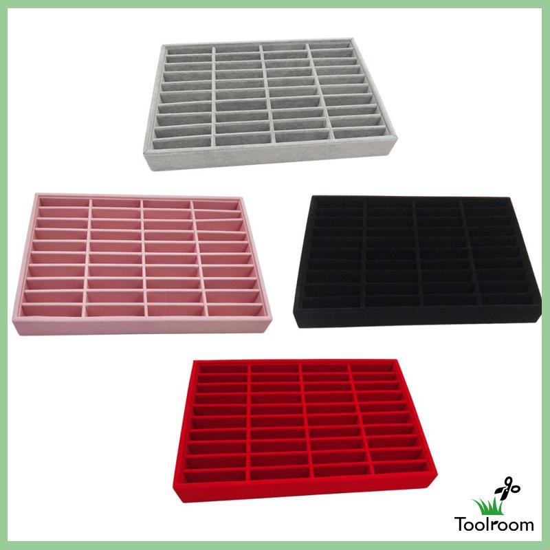 Khay Đựng Vòng Tay 40 Ngăn Màu Xám Thời Trang Cho Nam Và Nữ