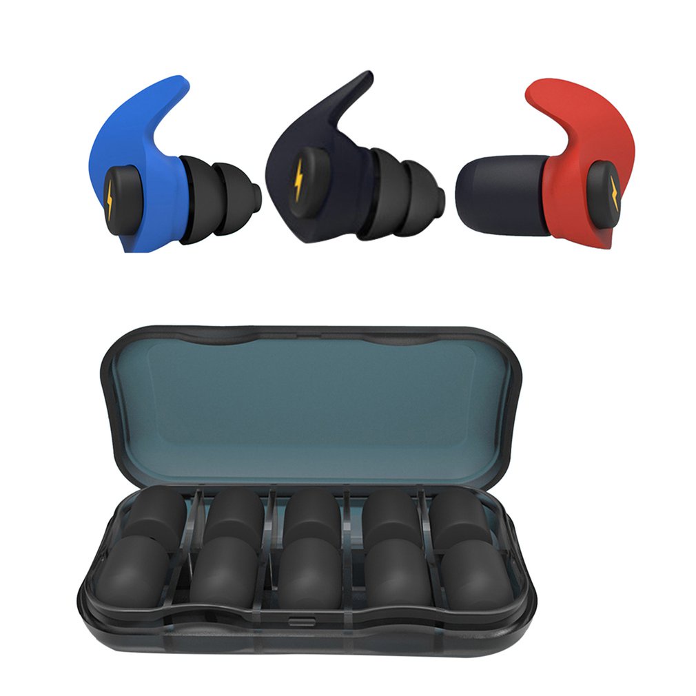 Multi-Layer Soft Sponge Ear Plugs Sound Insulation Protection Earplugs Noise Reduction Sleeping [Q/7]