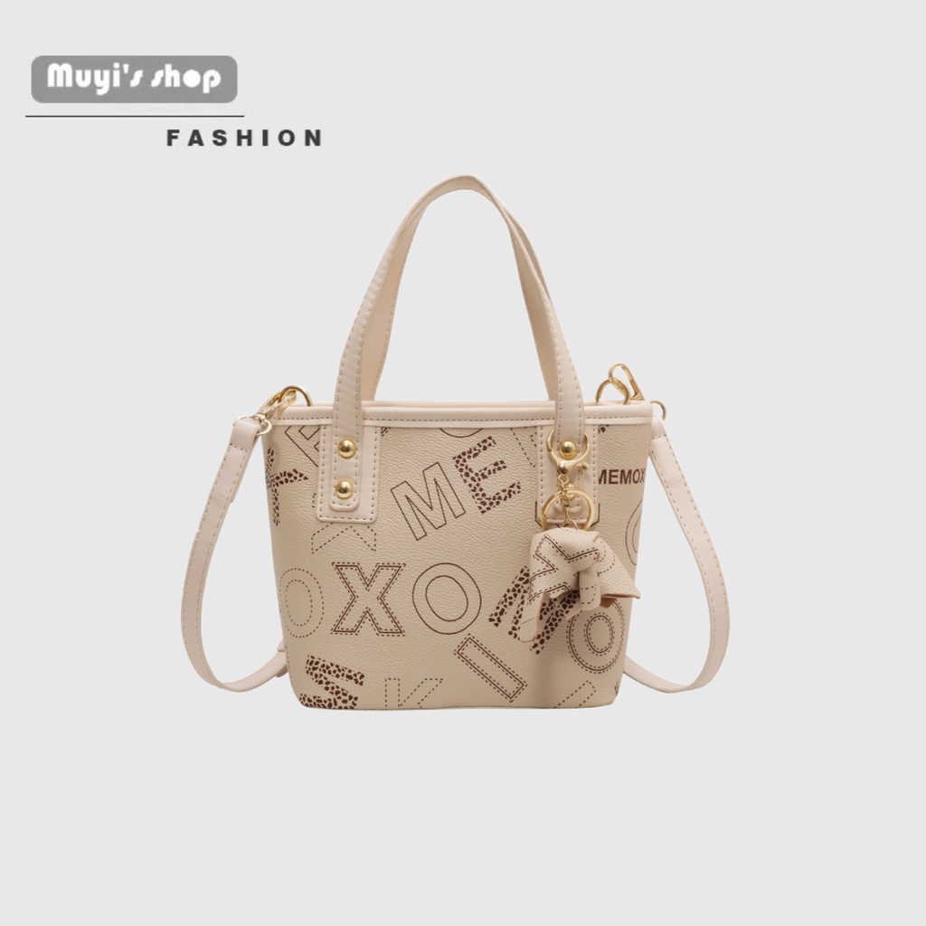 Túi Đeo Chéo Nhỏ In Chữ Đơn Giản Thời Trang Hàn Quốc Cho Nữ