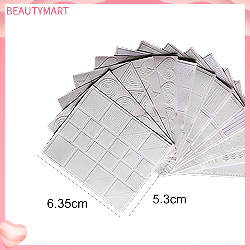 Bộ 12 Miếng Dán Móng Tay Mini Trọng Lượng Nhẹ In Họa Tiết Giáng Sinh