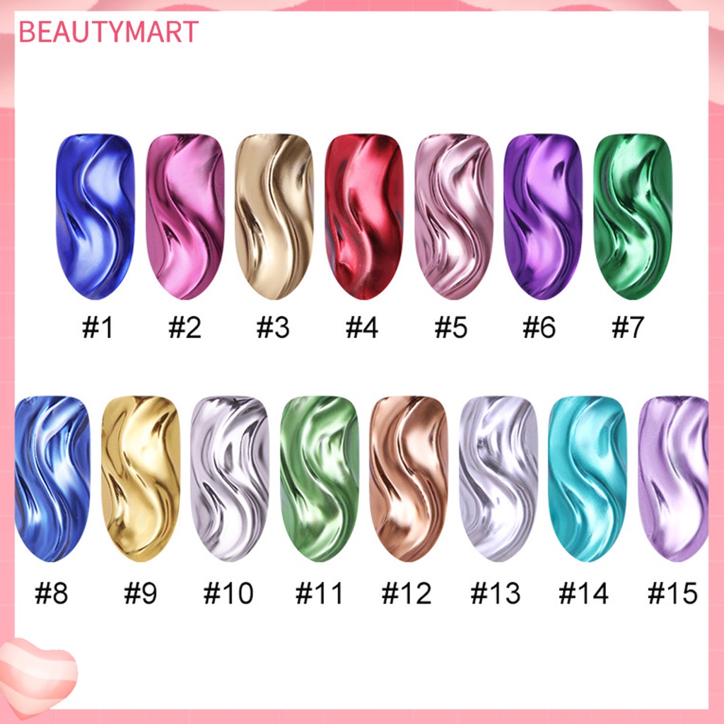 Hộp Bột Kim Tuyến Hiệu Ứng Chrome Tráng Gương Phủi Bụi Làm Móng Nghệ Thuật Thời Trang Cho Nữ [beautymart]