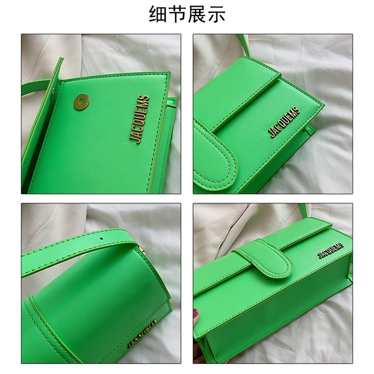 Túi Đeo Vai Hình Vuông Cỡ Nhỏ Màu Trơn Thời Trang 2023 Cho Nữ