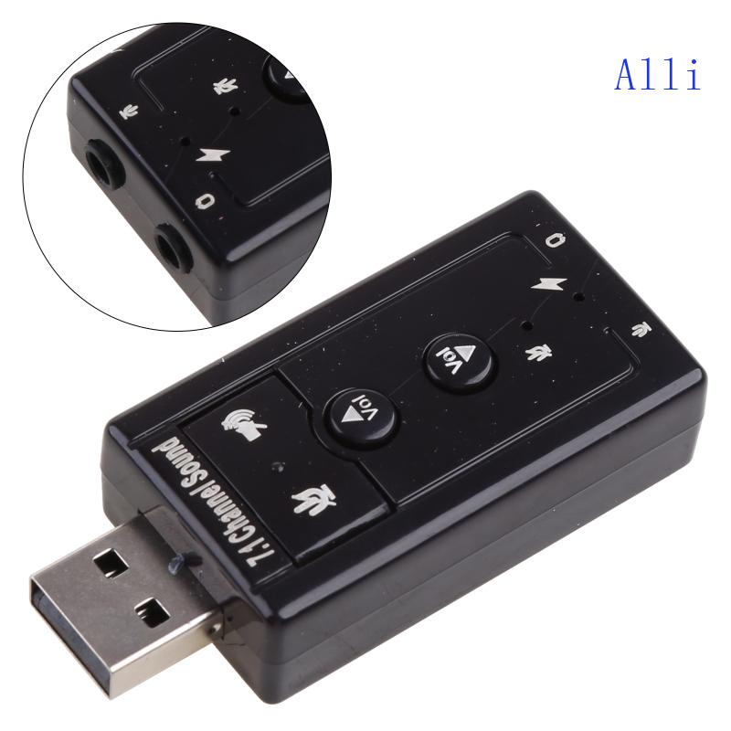 Thẻ Âm Thanh USB Thay Thế 7 1 Kênh 3D Cho Máy Tính