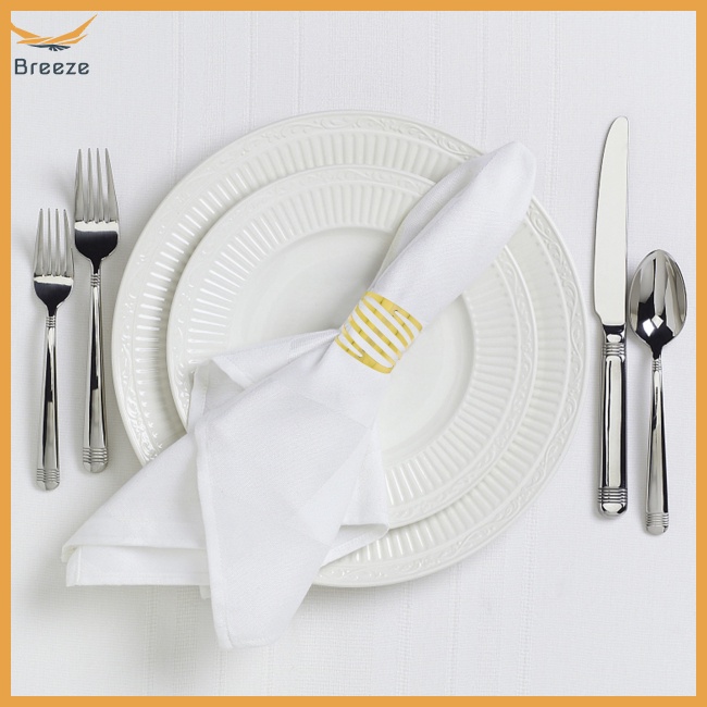 Set 12 Giá Đỡ Khăn Ăn Khoét Lỗ Dùng Trang Trí Tiệc Cưới / Lễ Tạ Ơn / Giáng Sinh