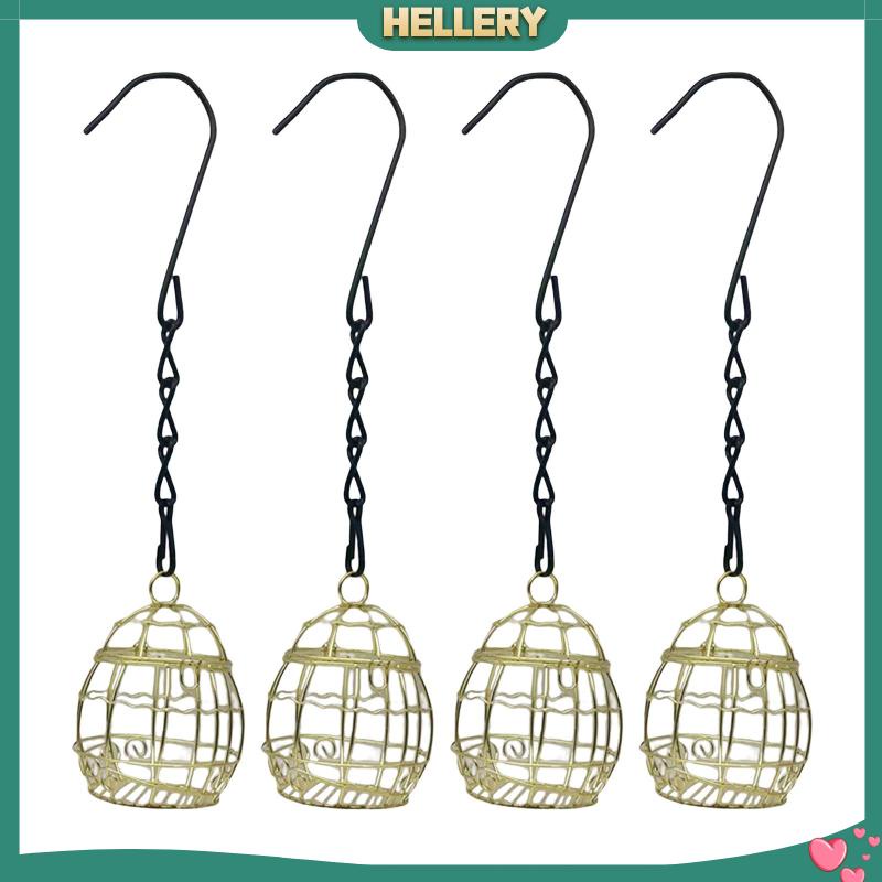 Set 4 Rổ Đựng Thức Ăn Cho Chim Cảnh Gắn Sau Sân Vườn Tiện Dụng