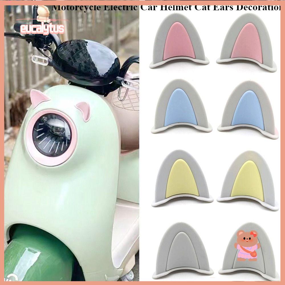 Bộ 2 Miếng Dán Trang Trí Mũ Bảo Hiểm Xe Hơi / Mô Tô Điện