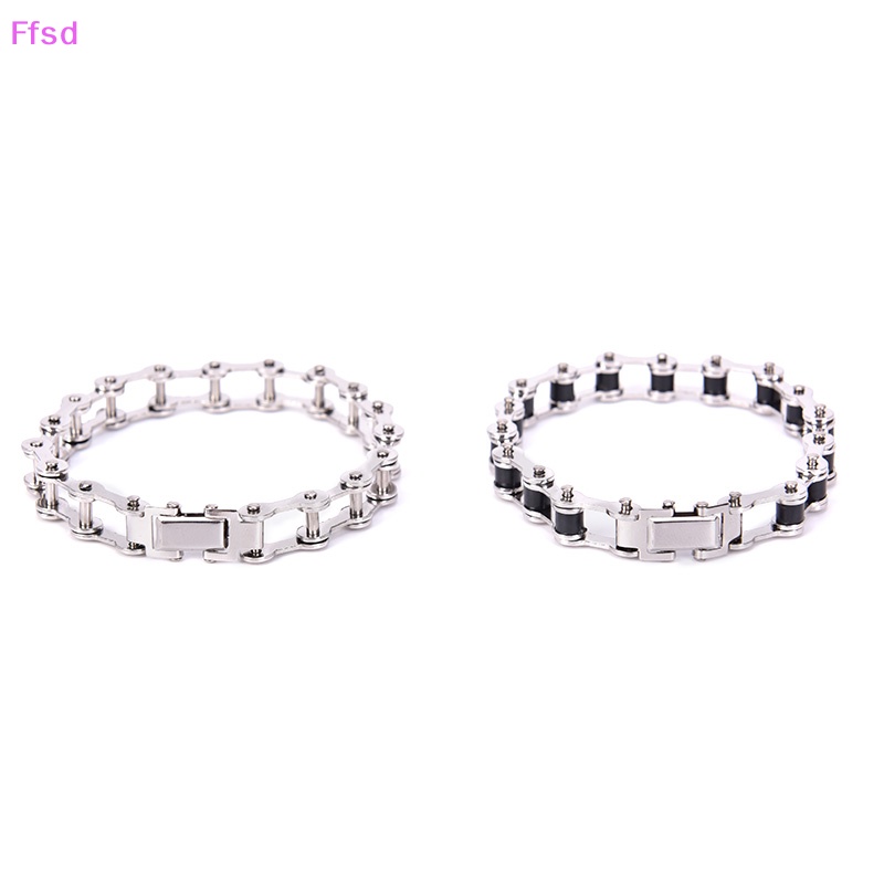 Vòng Tay Dây Xích Bằng Thép Không Gỉ Thời Trang Cho Nam