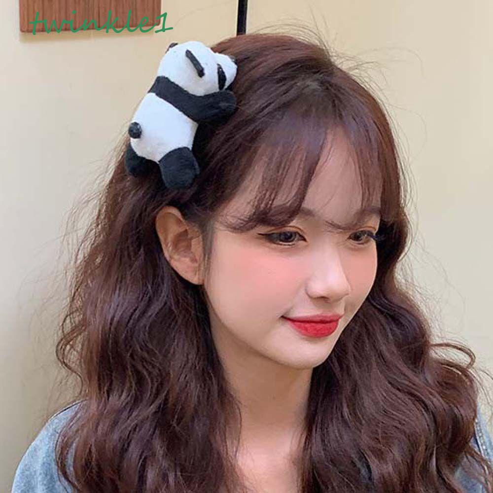 Băng Đô Cài Tóc Họa Tiết Hoạt Hình Kuromi Melody Panda Lấp Lánh Dễ Thương Cho Nữ