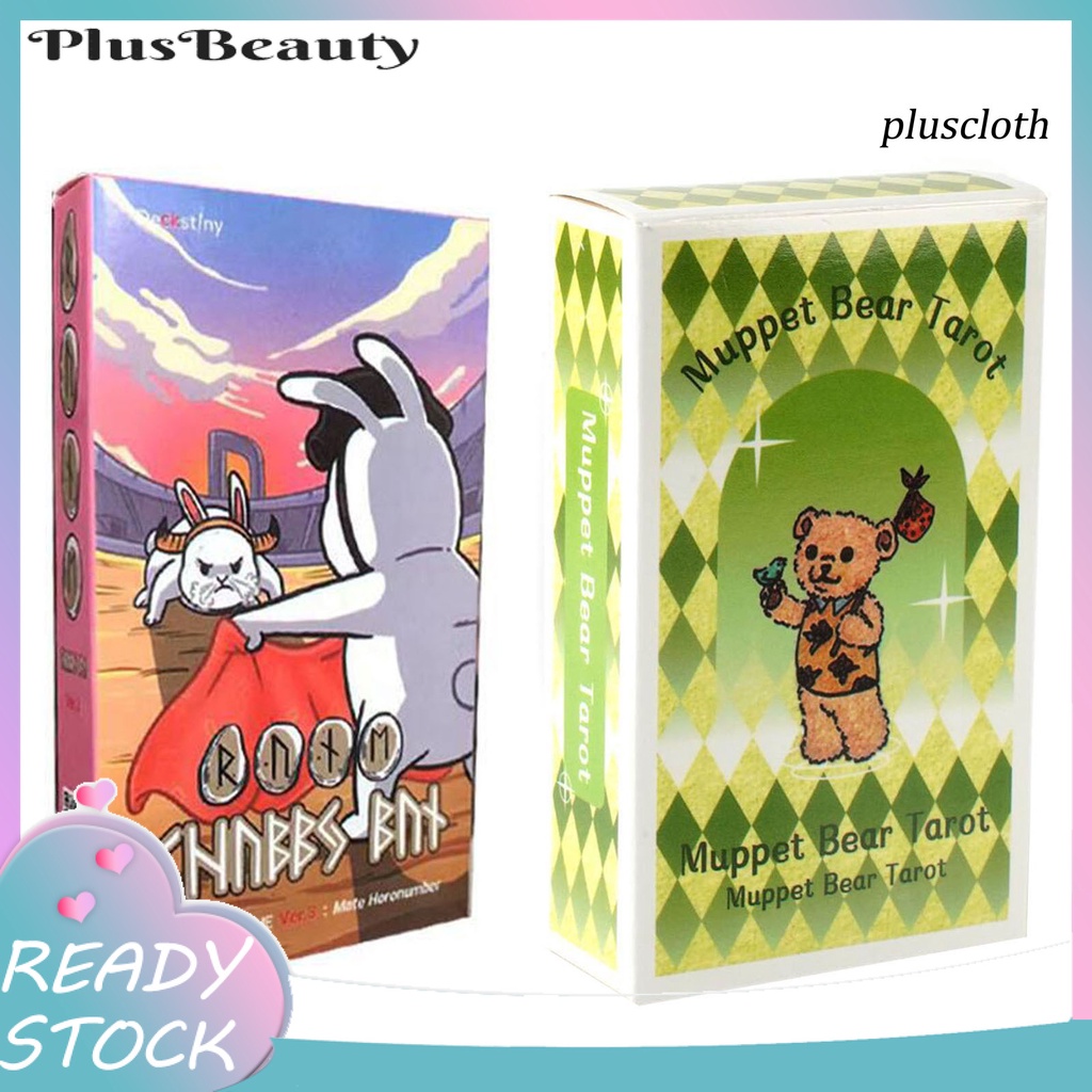 1 Bộ Bài Tarot Bằng Tiếng Anh Chubby Bun Bí Ẩn Vui Nhộn