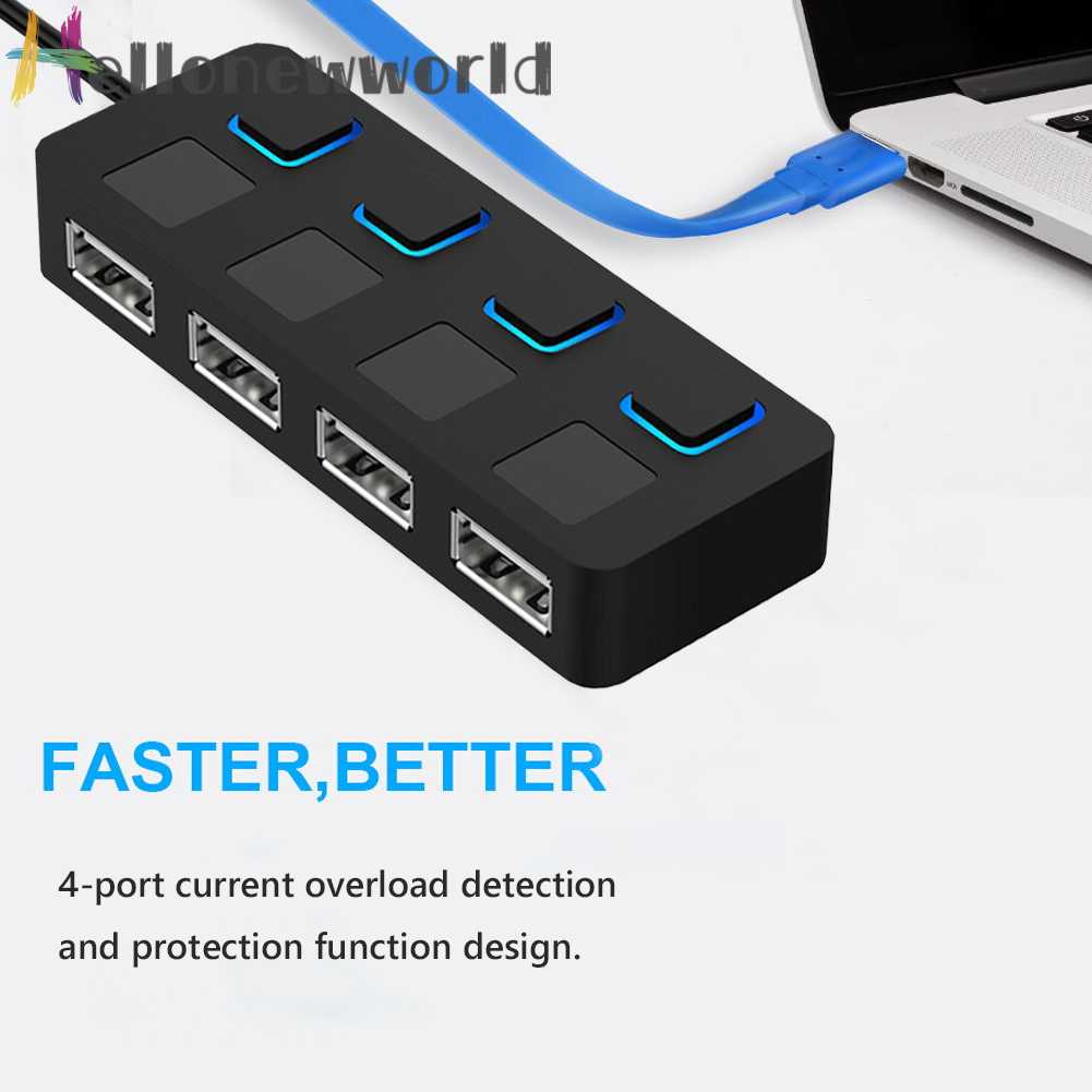 Bộ Chia 4 CổNg USB 2.0 Cho Laptop / PC