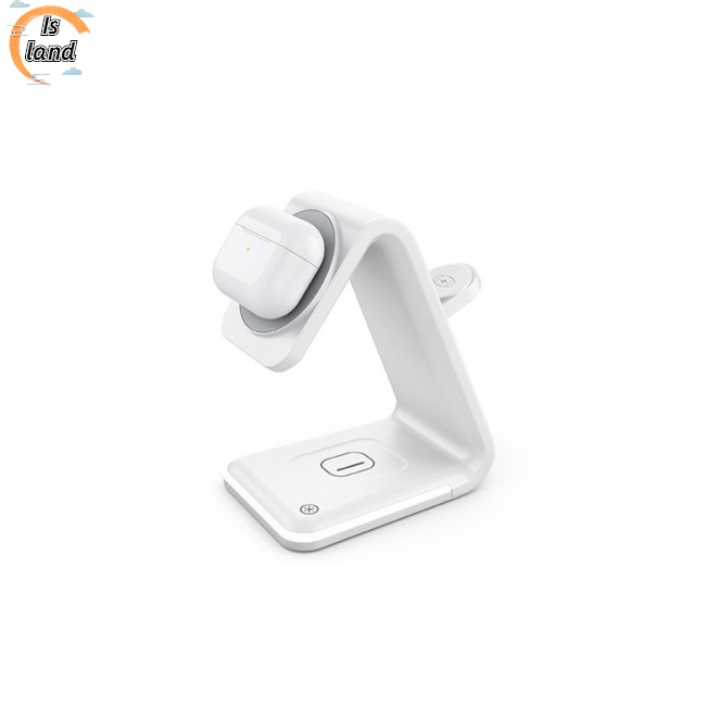 Đế Sạc Nhanh Không Dây 3 Trong 1 15w Có Nam Châm Cho Điện Thoại Di Động / Đồng Hồ