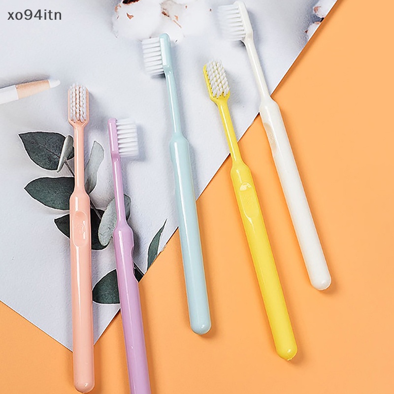 Tn Set 10 Bàn Chải Đánh Răng Lông Mềm Màu Kẹo Ngọt Dành Cho Người Lớn