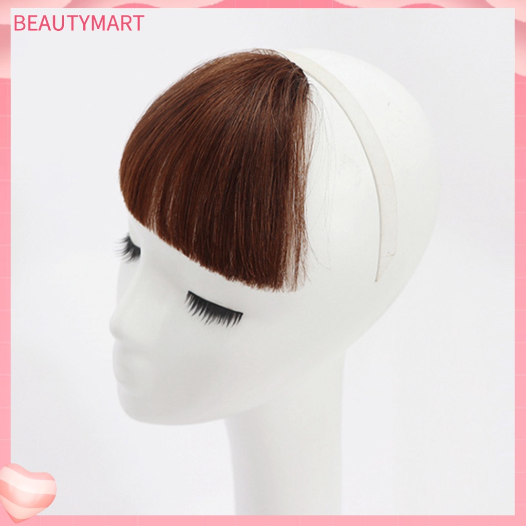 Tóc Giả Mềm Mại Thoáng Khí [beautymart] Sợi Chịu Nhiệt Cao Phía Trước Cho Nữ