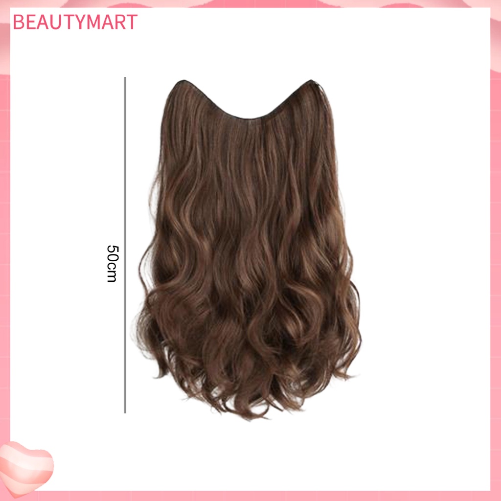 Bộ Tóc Giả Dài Xoăn Tự Nhiên Mềm Mại Thời Trang Cho Nữ