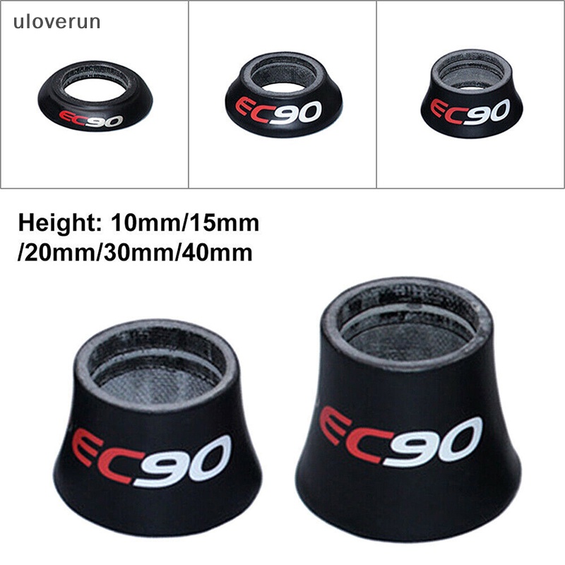 Vòng Đệm Cổ Bằng Sợi Carbon Cho Xe Đạp uloverun EC90 28.6 vn