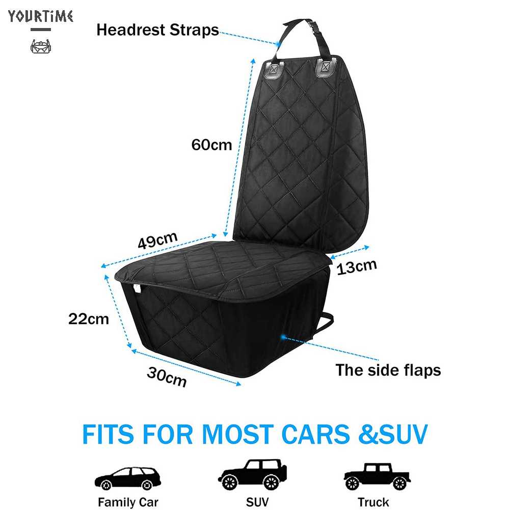 Đệm LóT Ghế Trước Xe Hơi ChốNg NướC Cho Thú Cưng - MàU Đen