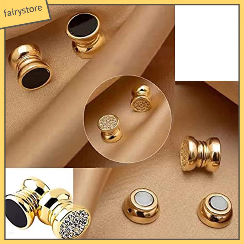 Set 1 / 2 Đôi Bông Tai Kẹp Đính Đá / Ngọc Trai / Vuông / Trái Tim Thời Trang Cho Nữ