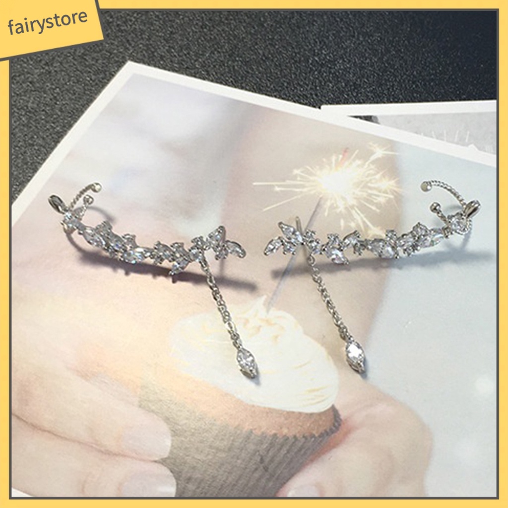 Bông Tai Đính Đá Thời Trang Thanh Lịch Dành Cho Nữ