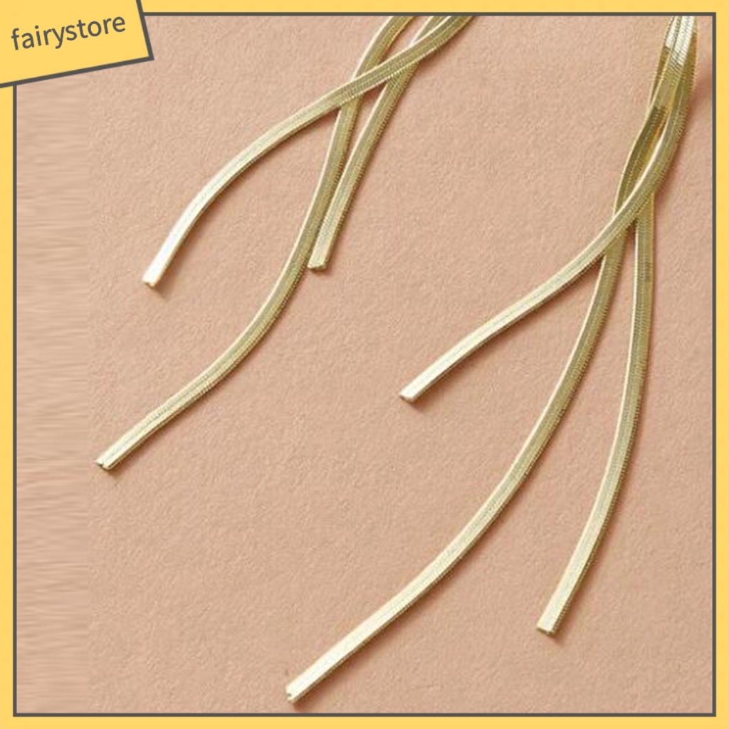 1 Đôi Bông Tai Dáng Dài Hình Rắn Phong Cách Bohemian Thời Trang