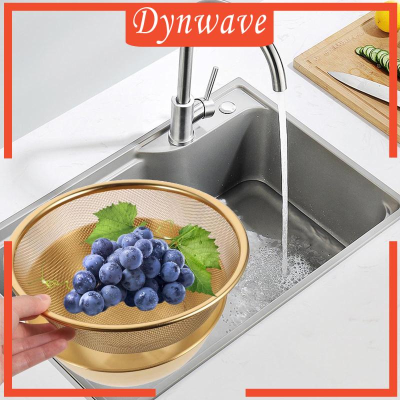 Rổ Bằng Thép Không Gỉ Dùng Trộn Trái Cây Tiện Dụng