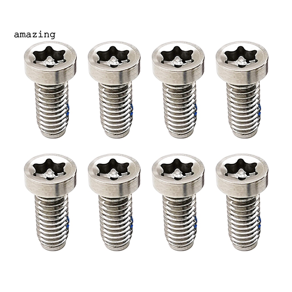 Set 8 Ốc Vít Bằng Thép Không Gỉ Cho Đĩa Phanh Xe Đạp Sram