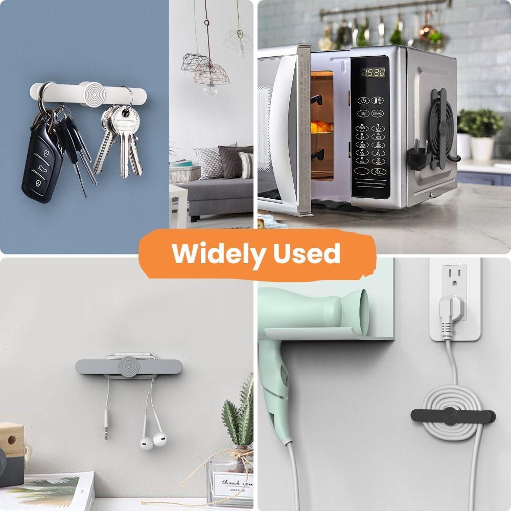 .Set 3 Dụng Cụ Quấn Dây Cáp Tự Dính Tiện Dụng Cho Nhà Bếp