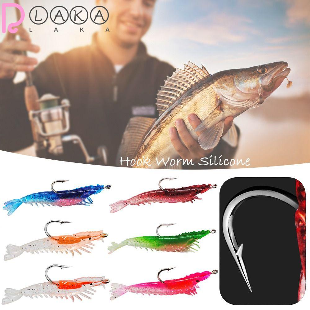 Bộ 6 Mồi Câu Cá Silicone Hình Móng Vuốt Dạ Quang