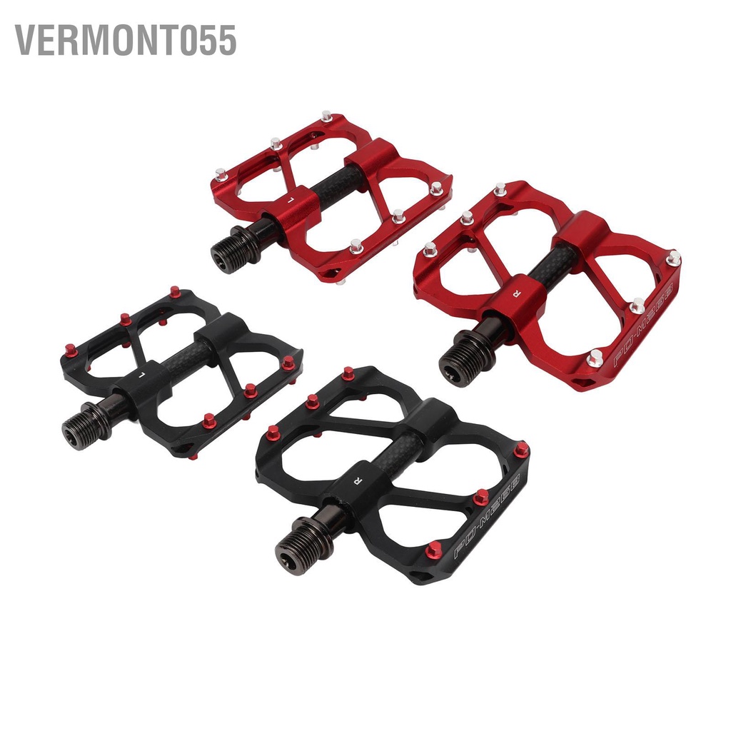 Vermont055 2 Chiếc Xe Đạp Đường Bộ Bàn Hợp Kim Nhôm Chống Trơn Trượt Nhẹ Phẳng Nền Tảng Cho