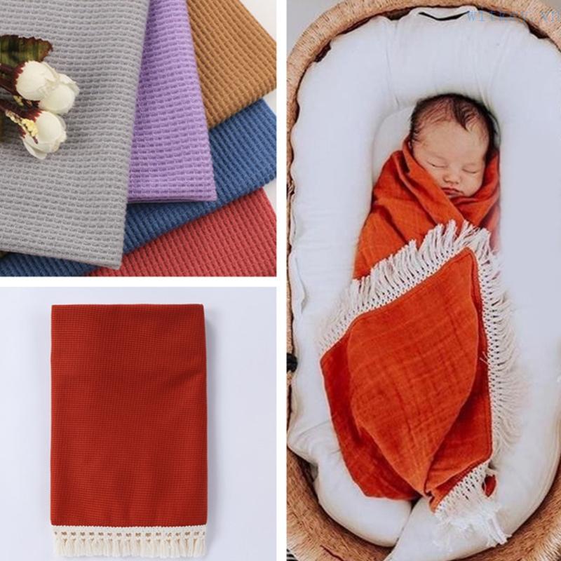 Chăn Quấn Em Bé Chất Liệu Cotton Mềm Phối Tua Rua Phong Cách Hồi Giáo Độc Đáo