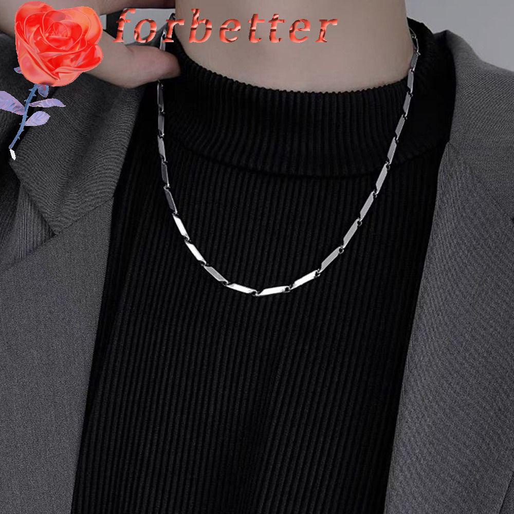 Vòng cổ Bằng Thép Không Gỉ Phong Cách Hip Hop Đơn Giản Sáng Tạo Thời Trang Cho Nam Và Nữ