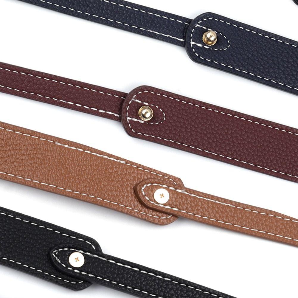 Dây Đeo Túi Xách Bằng Da Màu Cầu Vồng Thời Trang