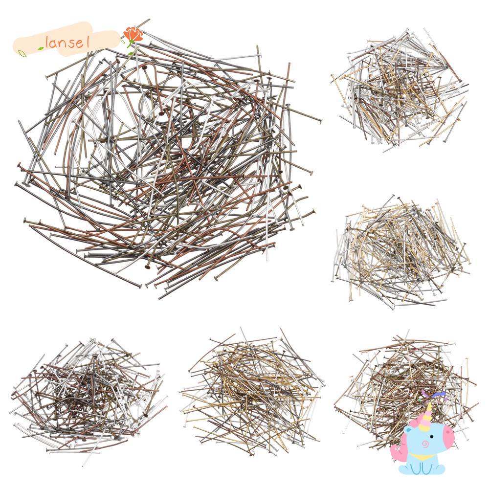 Set 200 Kim Làm Bông Tai Hình Chữ T DIY Tiện Dụng