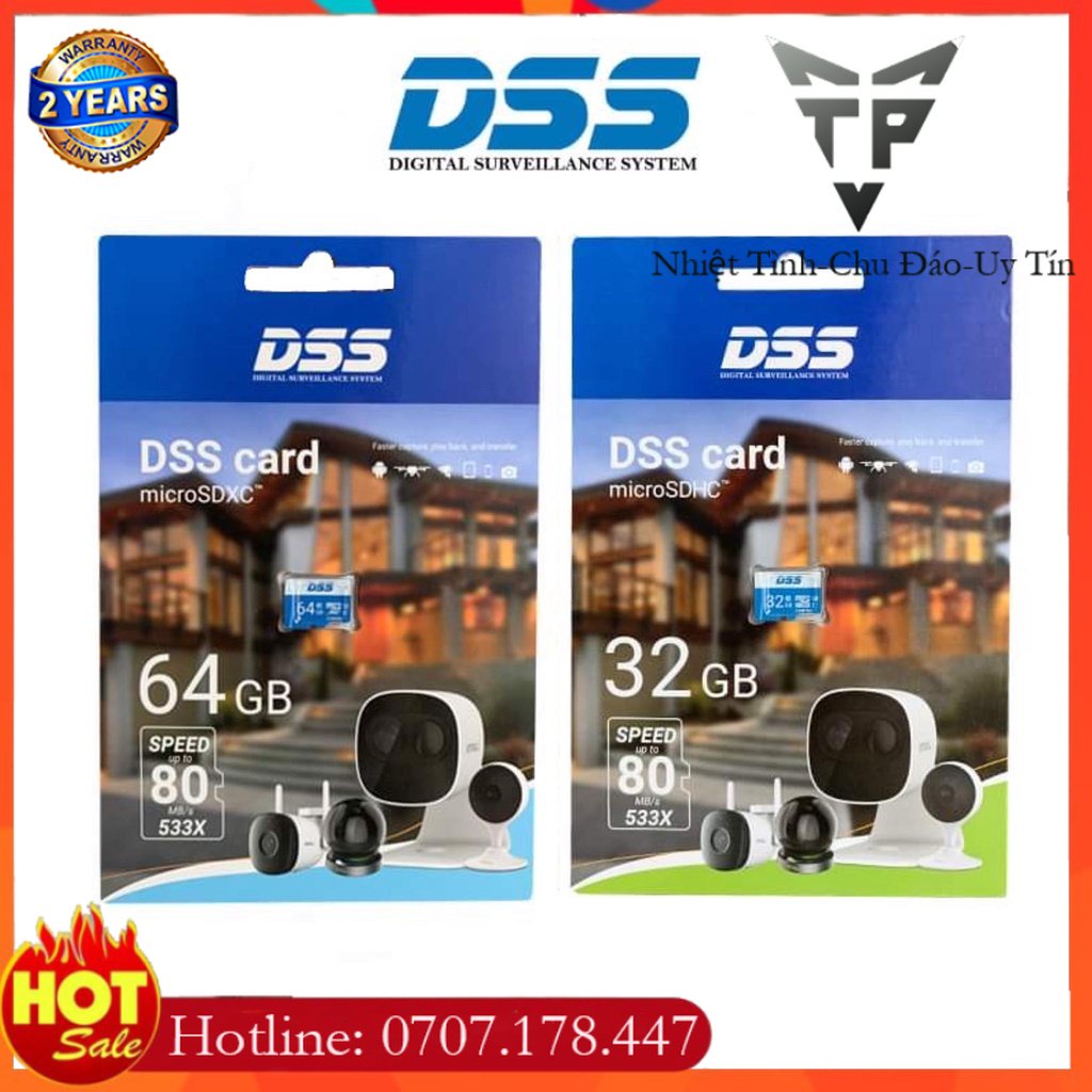 Thẻ nhớ DAHUA DSS 32GB 64GB Micro SD Tương Thích Với Nhiều Hệ Điều Hành, Chuyên camera ip wifi, Thiết bị ghi hình...
