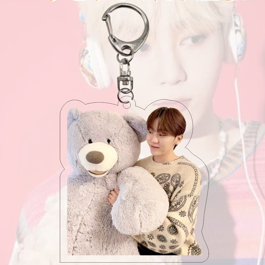 1 Móc Chìa Khóa Acrylic In Hình Nhóm Nhạc SEVENTEEN