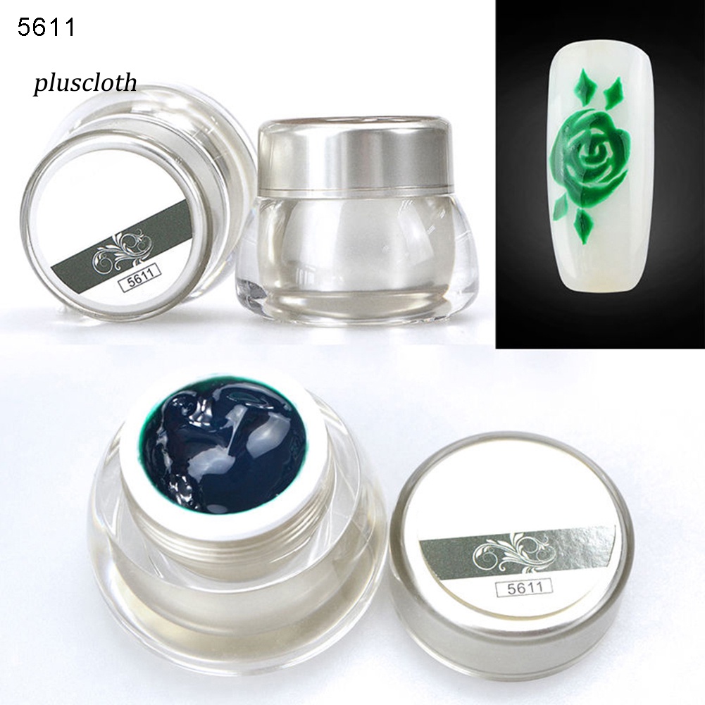 Set 12 Màu Trang Trí Móng Tay 3D Nghệ Thuật