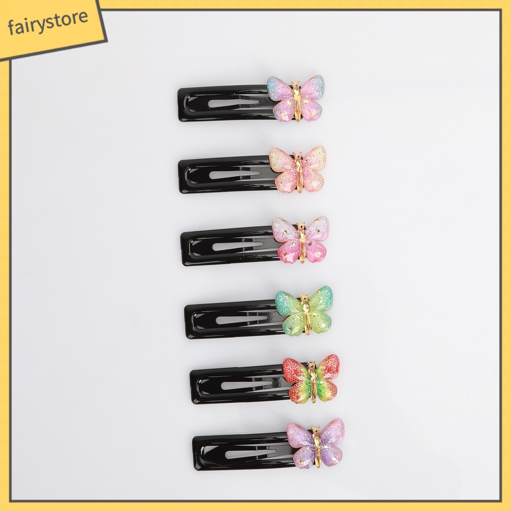 Kẹp Tóc Hình Bướm Màu Đồng Xinh Xắn Cho Nữ