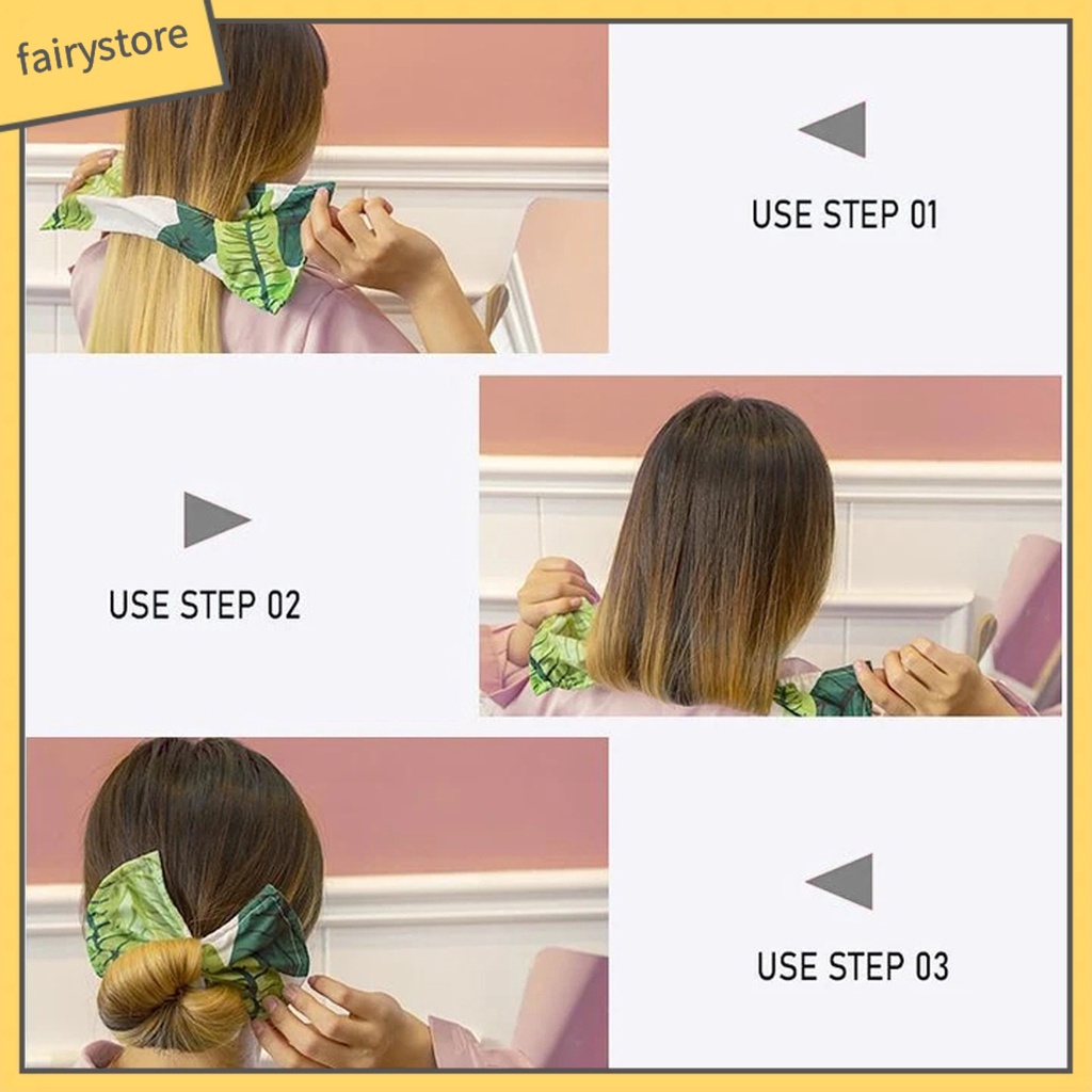 Kẹp Uốn Tóc Cotton Phong Cách Pháp Tiện Dụng