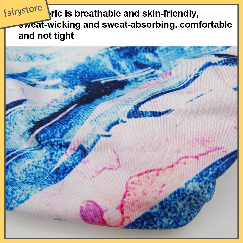 Băng Đô Bản Rộng Thấm Hút Mồ Hôi Thoáng Khí Unisex