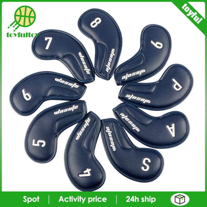 Set 9 Vỏ Bọc Đầu Gậy Đánh Golf Bằng Sắt Chuyên Dụng