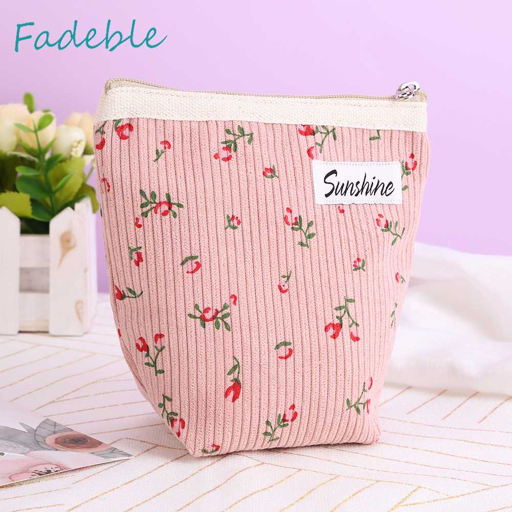 Túi Nhung Đựng Cọ Trang Điểm Gọn Nhẹ Cho Nữ