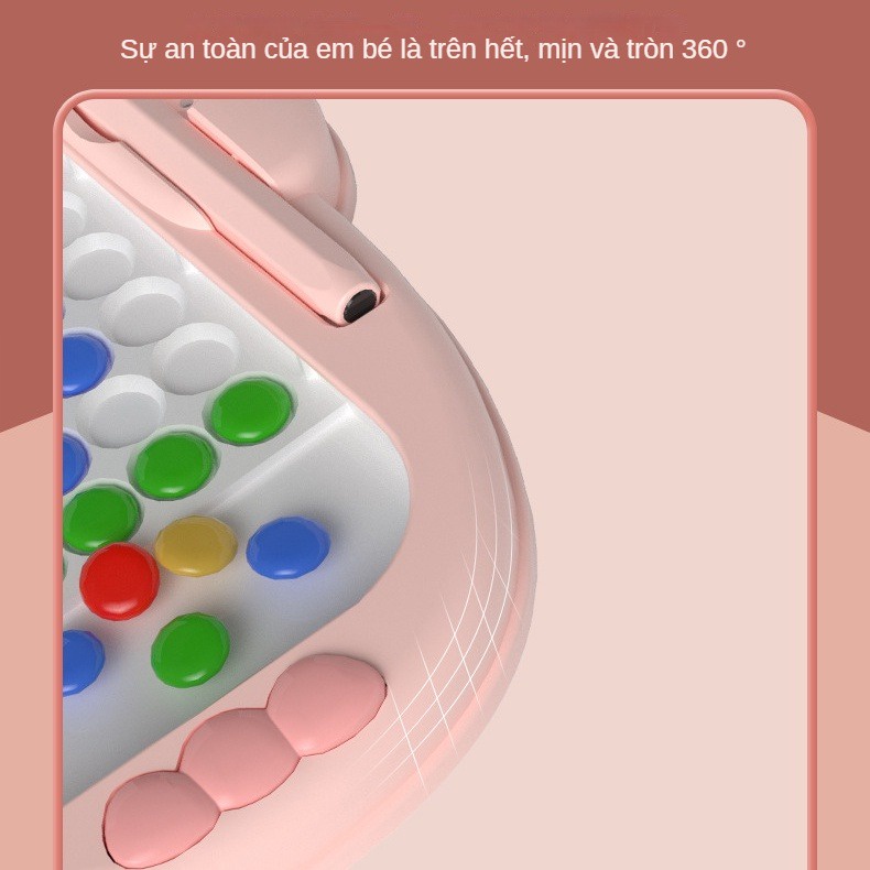 Bảng Vẽ Xếp Hình Nam Châm Nhiều Màu Sắc Vui Nhộn Cho Bé