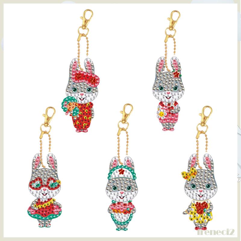 2x Móc Khóa #DIY Móc Khóa Hình Trứng Phục Sinh Dễ Thương Charms