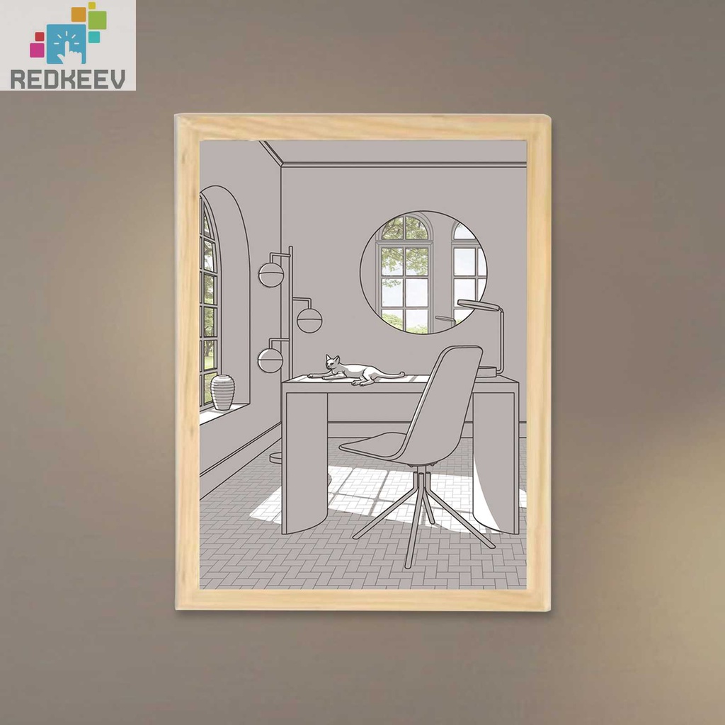 Khung Ảnh Có Đèn LED Bằng Acrylic Dùng Trang Trí